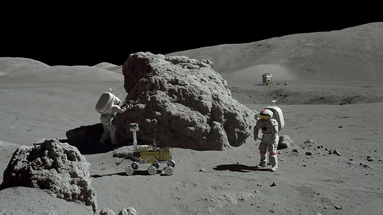 Lunar Exploration rollover